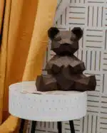 Urso em papercraft 3D para montar