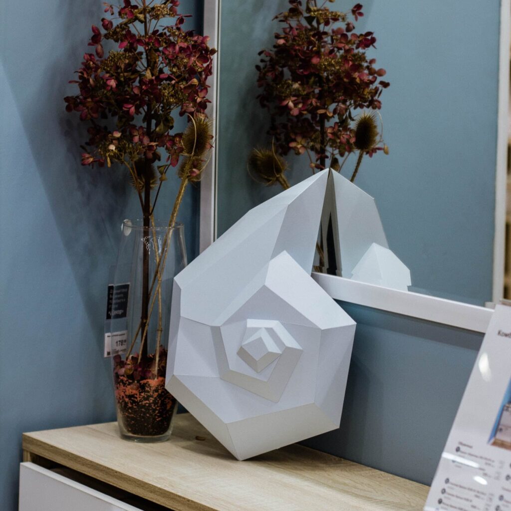 Papercraft de coquillage Shell#2 en origami 3D