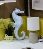 Cavalo-marinho em papercraft 3D