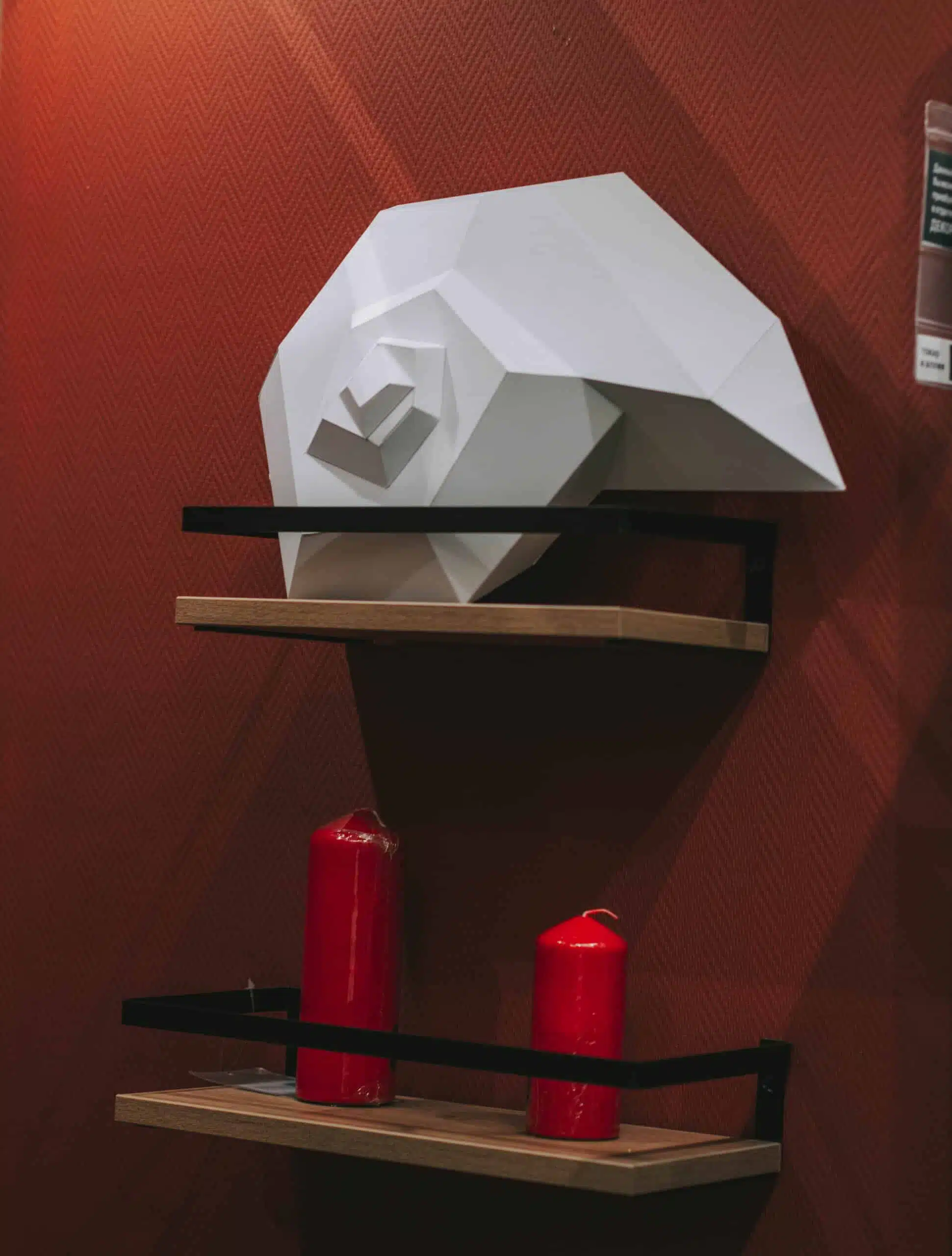 Papercraft schelp in 3D-origami, weergave 8