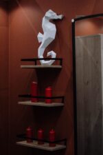 Cavalo-marinho em papercraft 3D