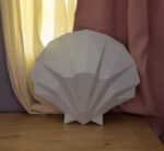 Papercraft de coquillage en origami 3D