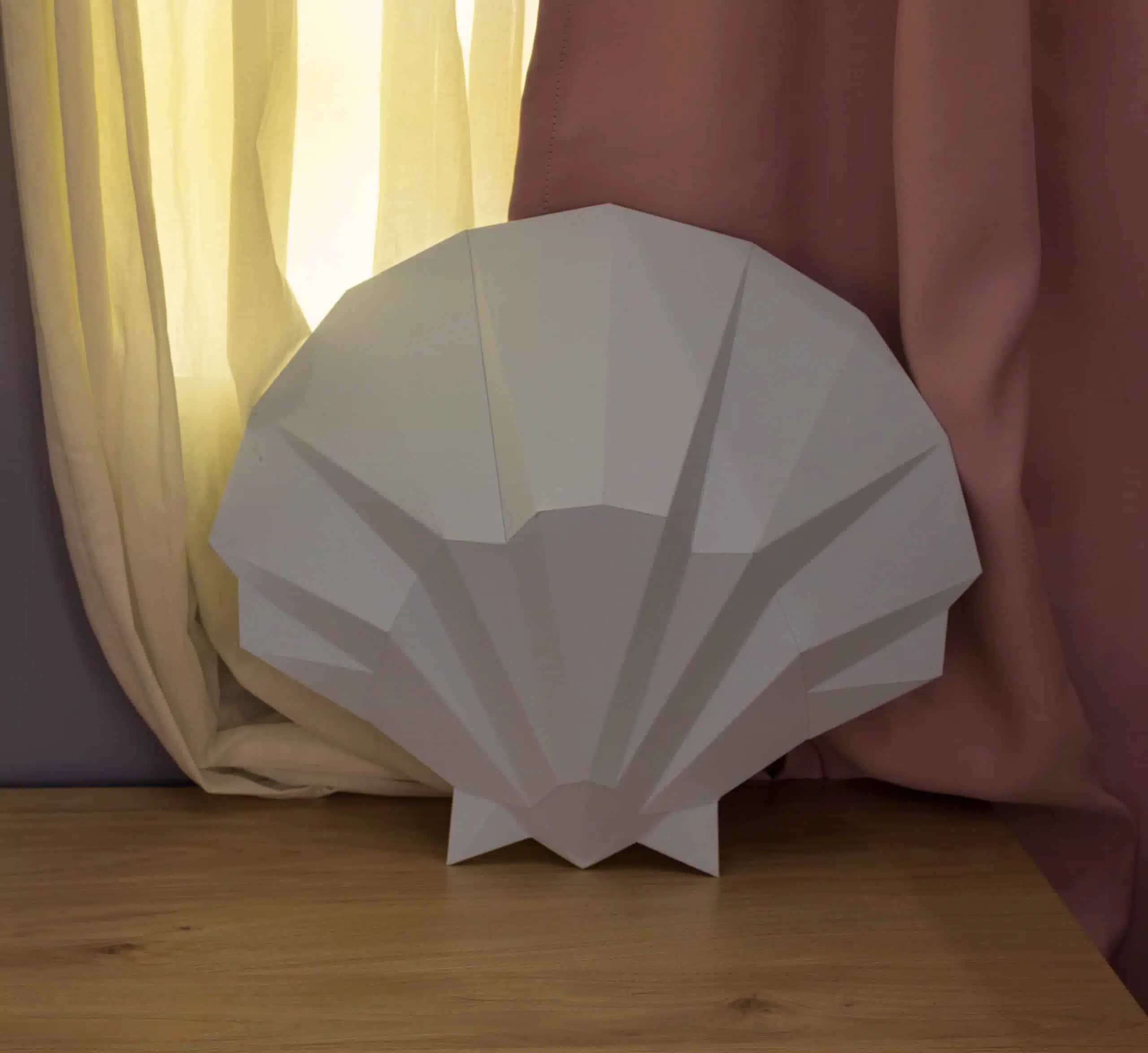 Papercraft 3D schelp SHELL#1, weergave 6