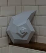 Papercraft di conchiglia SHELL#2 in origami 3D