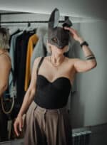 Papercraft rabbit mask en origami 3D