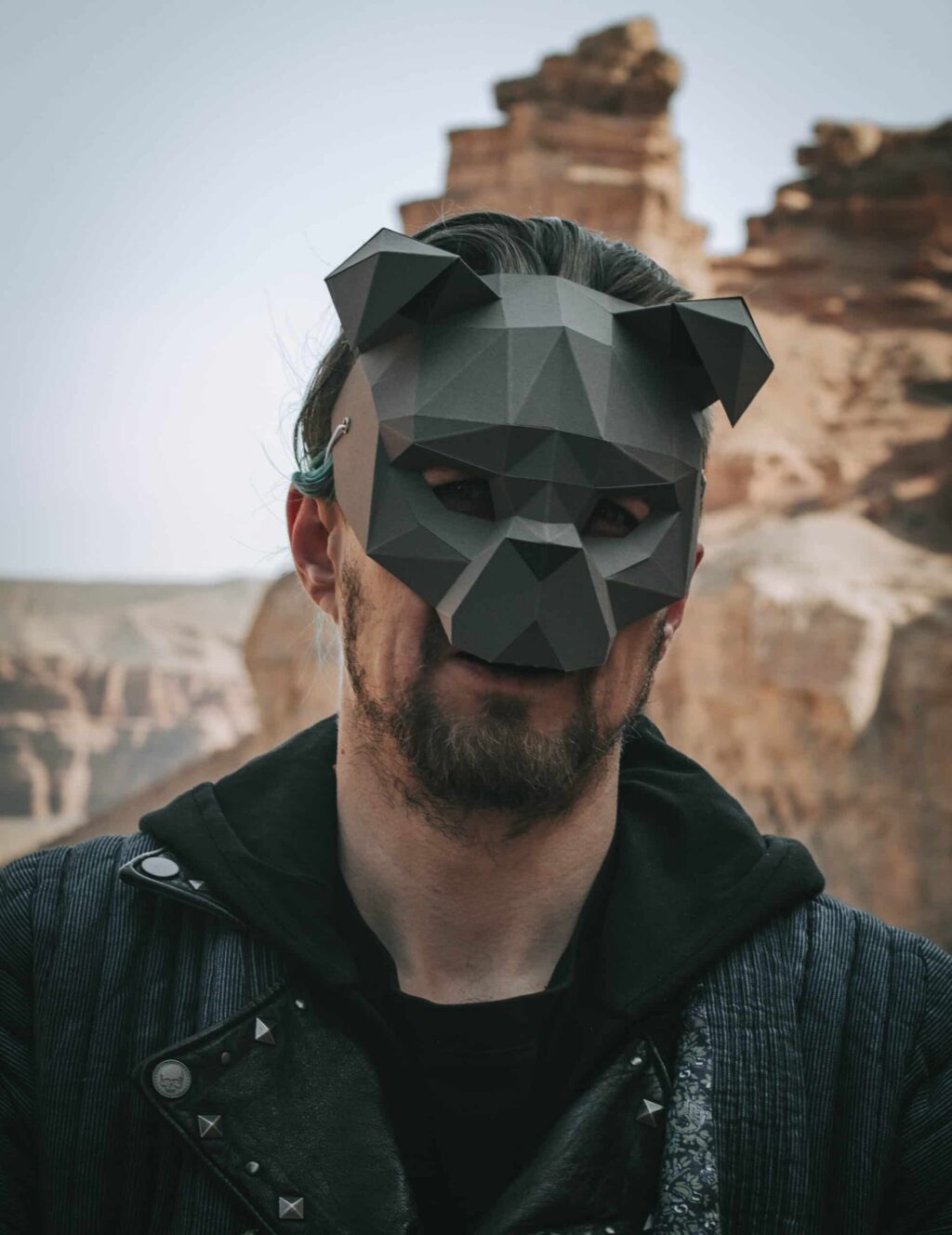 3D Papercraft Hundemaske