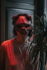 Masque chien papercraft 3D