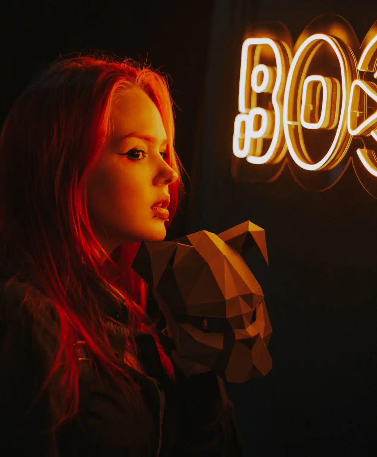 Masque chien papercraft 3D