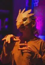 Adlermaske aus 3D-Papercraft