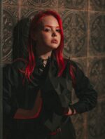 Dobermannkopf aus 3D-Papercraft