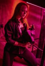 Papercraft of doberman head in origami 3D