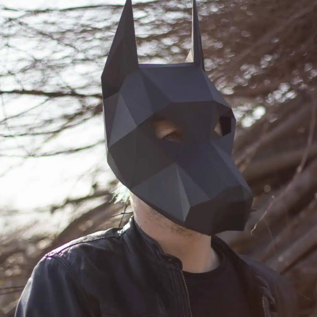 Papercraft doberman en origami 3D Papercraft doberman en origami 3D