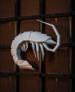 3D-Papercraft-Garnele