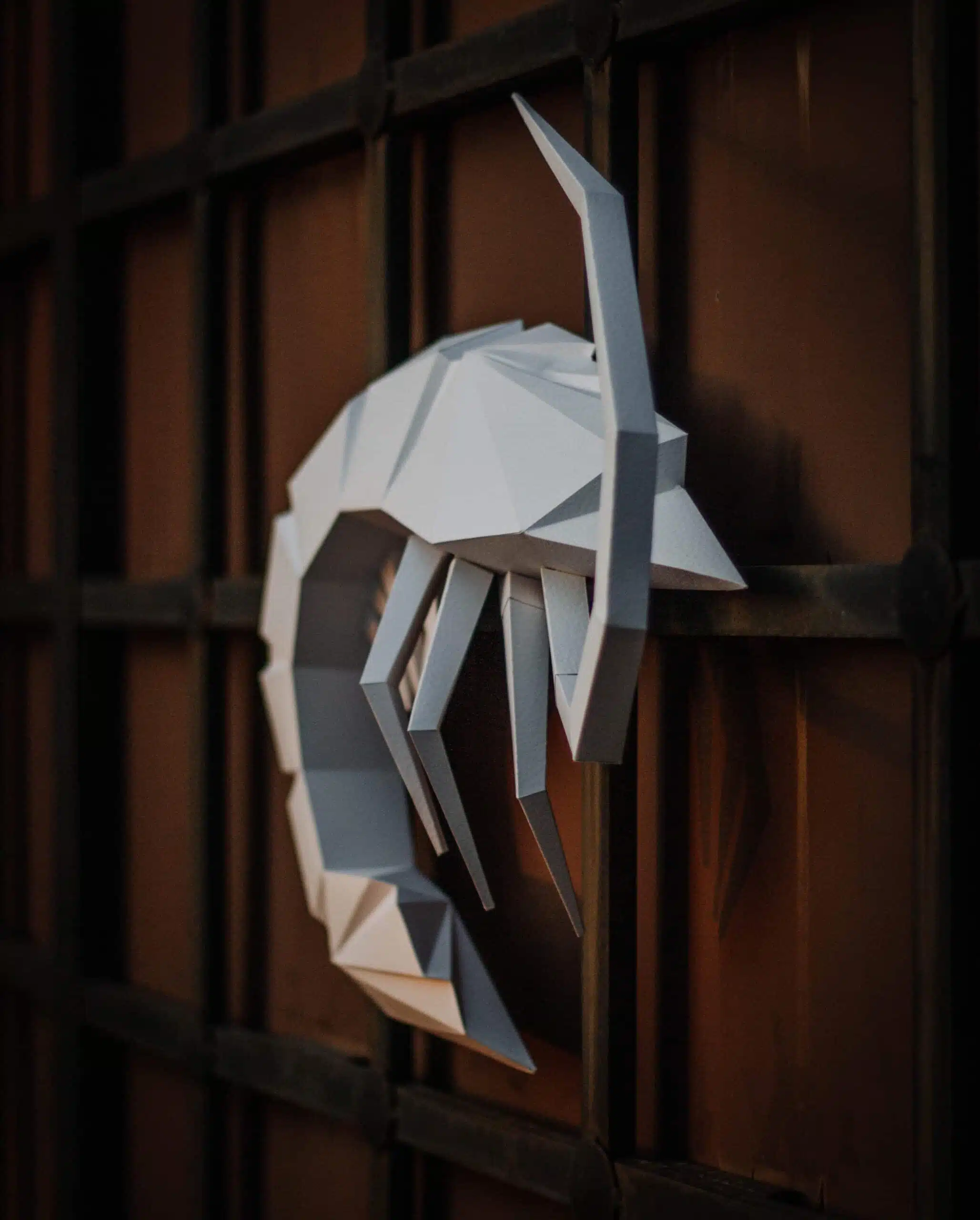 Garnalen papercraft 3D, weergave 5