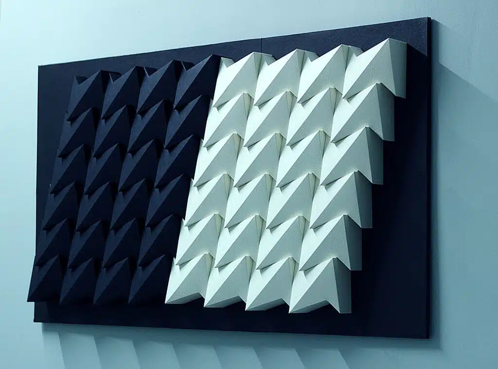 Drakenvel installatie in papercraft 3D, 3D-model