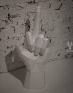 Papercraft 3D dito medio