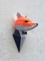 Papercraft 3D vos in pak, weergave 2