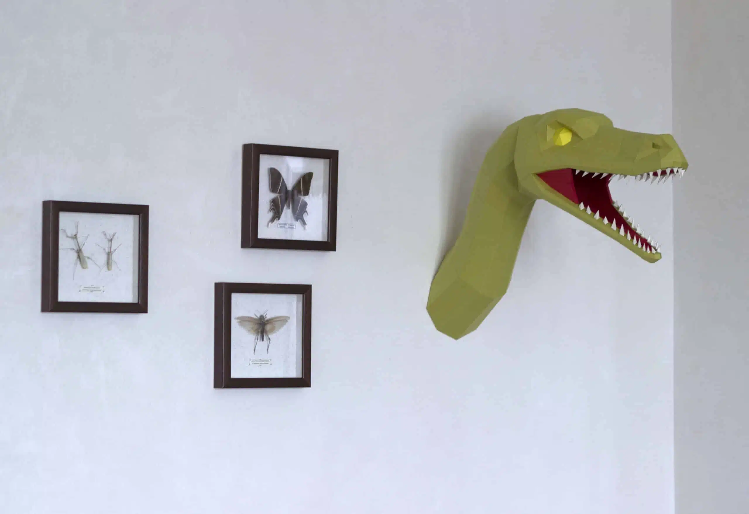 Raptor papercraft 3D, weergave 10
