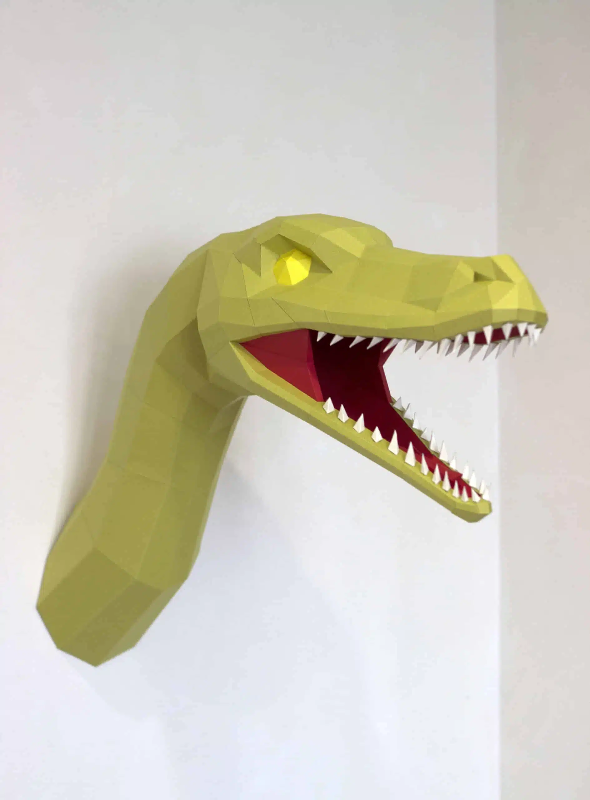 Raptor papercraft 3D, weergave 9