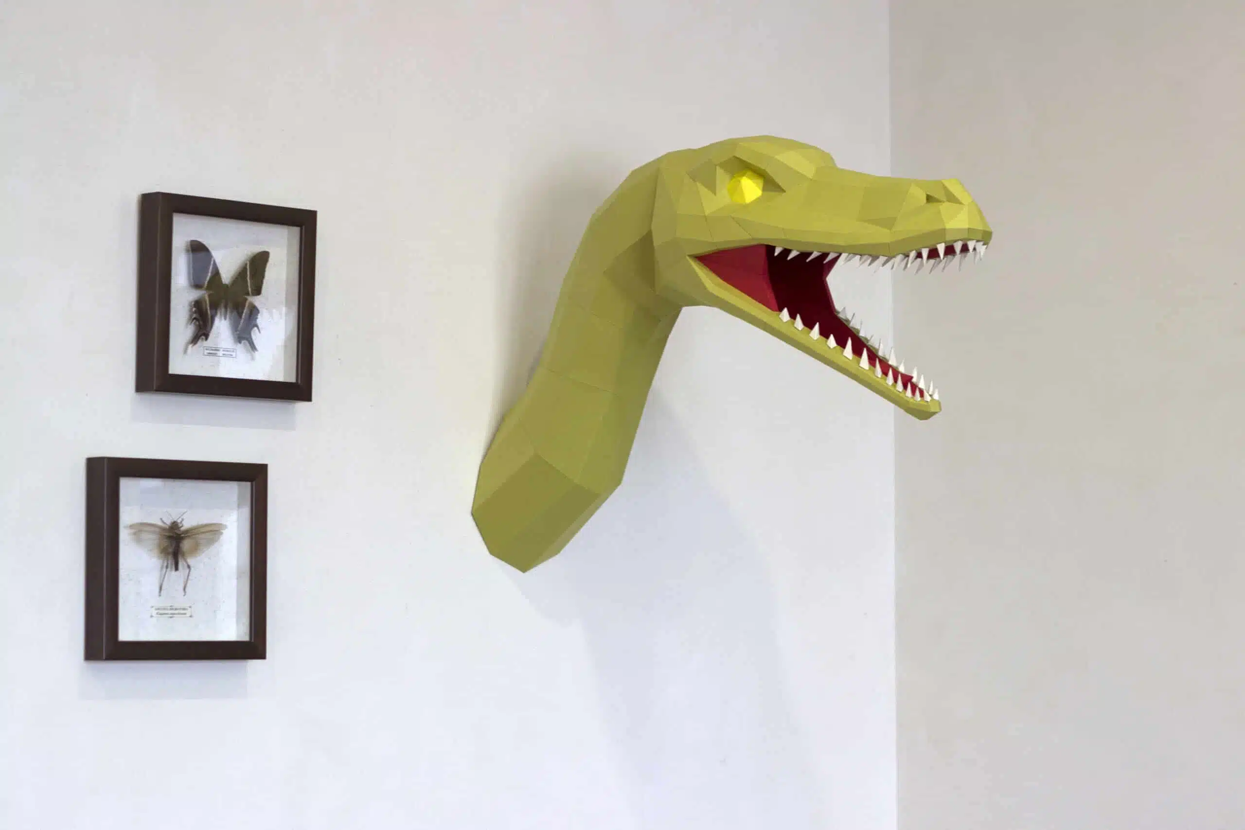 Raptor papercraft 3D, weergave 6