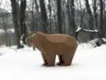 Petit ours simple en papercraft 3D