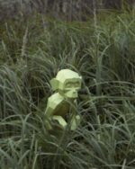 Seated monkey in 3D papercraft