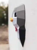 Pinguino con farfallino in papercraft 3D
