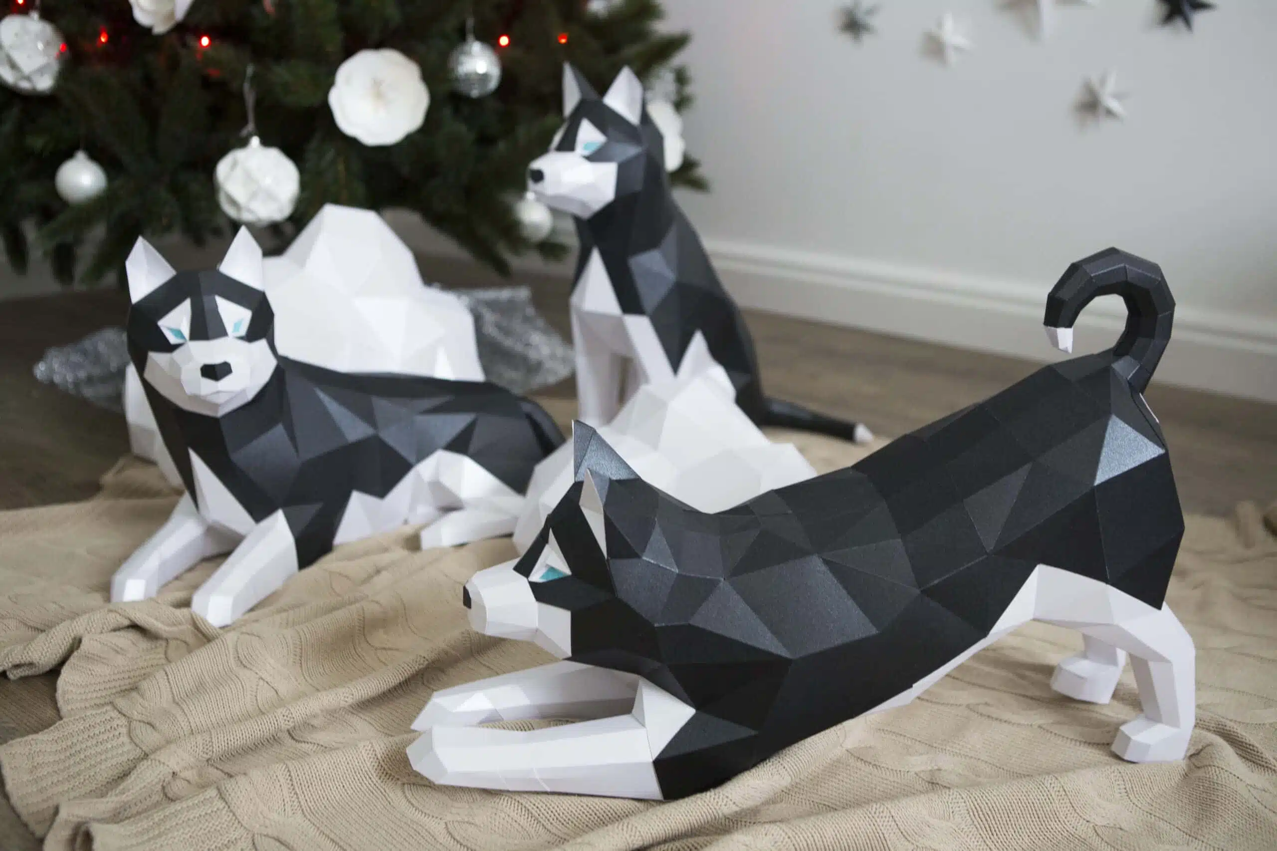 3D Husky papercraft, weergave 9