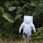 Papercraft de astronauta en origami 3D