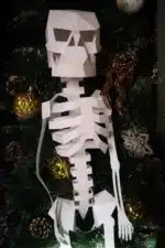 Papercraft 3D Halloween skelet, weergave 9