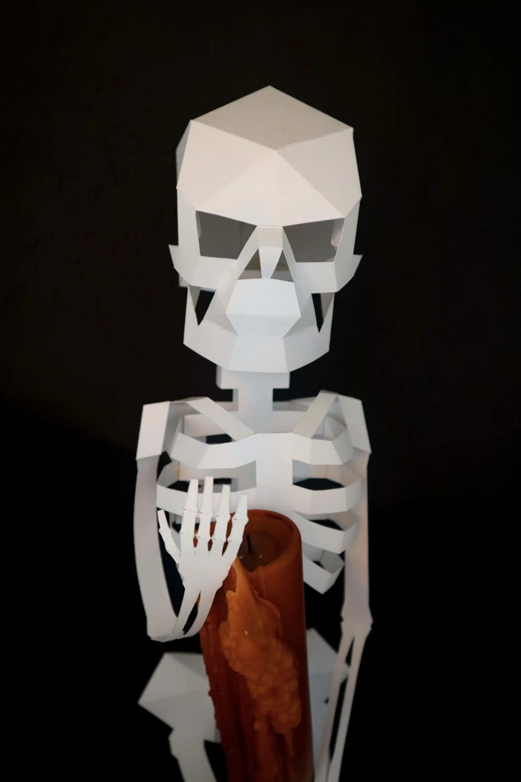 Papercraft 3D Halloween skelet, weergave 5