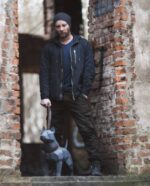 3D papercraft bull terrier