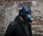 Ratmasker in papercraft 3D, weergave 9