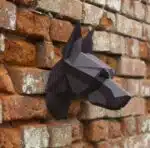 3D-papercraft hondenkoppen, weergave 14