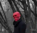 Doodskopmasker in 3D-papercraft, weergave 5