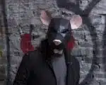 Ratmasker in papercraft 3D, weergave 5