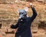 Ratmasker in papercraft 3D, weergave 3