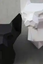 Sfinxkop in papercraft 3D, weergave 6