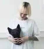 Sphynx-Kopf aus 3D-Papercraft