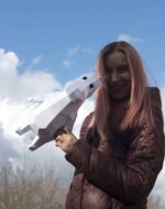 Pequeño hipopótamo en papercraft 3D