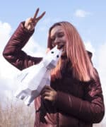 Papercraft kleines Nilpferd im Origami 3D