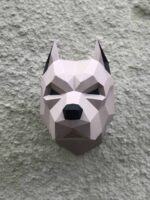 Papercraft 3D Hundeköpfe