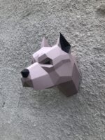 Papercraft 3D Hundeköpfe