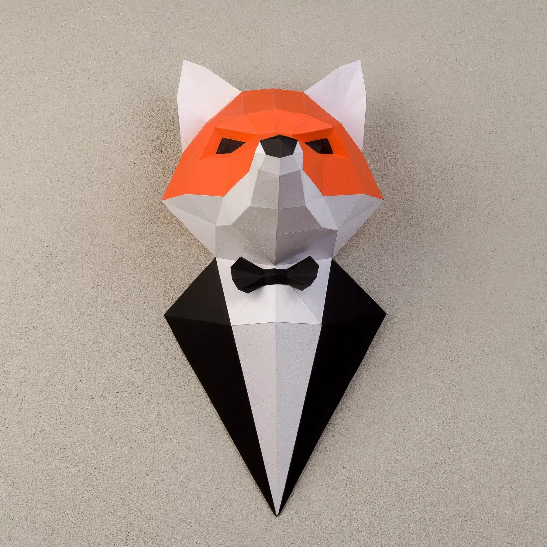 Papercraft 3D vos in pak, weergave 8