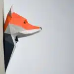Papercraft 3D vos in pak, weergave 5