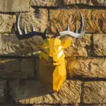 Tête de cerf en papercraft 3D