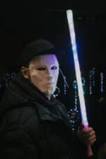 Papercraft of Venetian mask in origami 3D