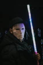 Papercraft of Venetian mask in origami 3D