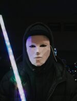 Máscara veneziana em papercraft 3D