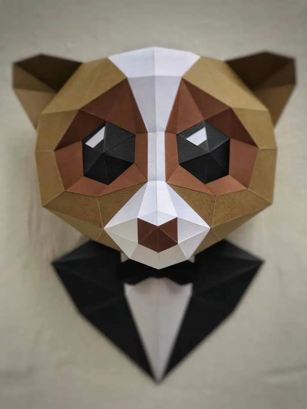 Aap in smoking papercraft 3D, 3D-model